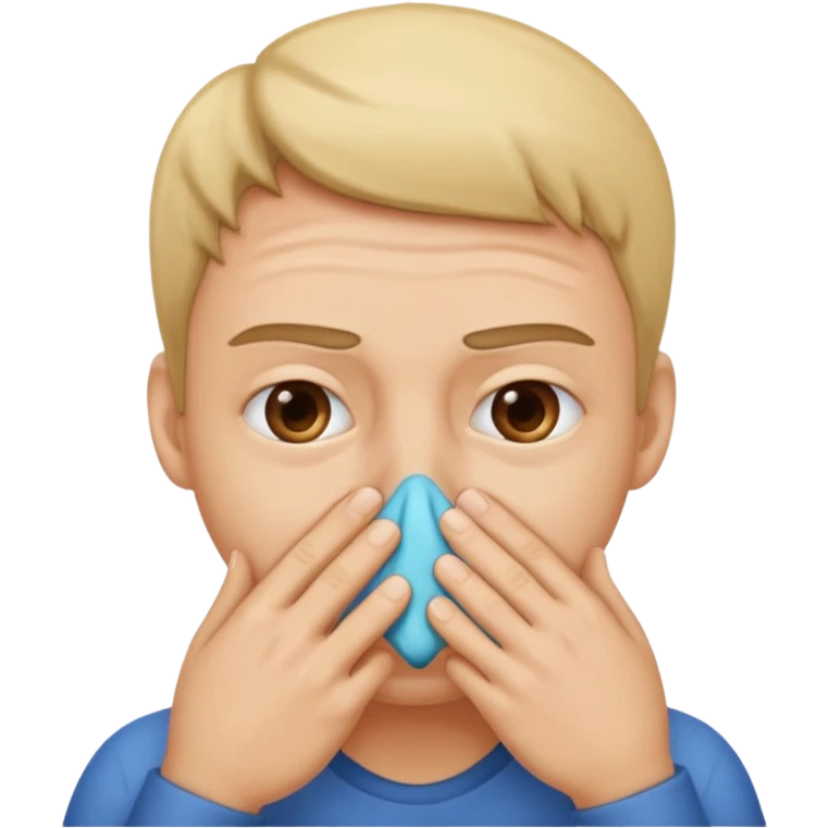 holding nose for bad smell emoji