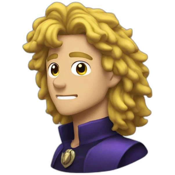 Dio and the world emoji