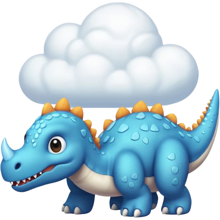 cloud dinosaur  emoji