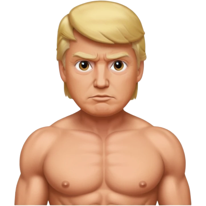 ترامپ لخت emoji