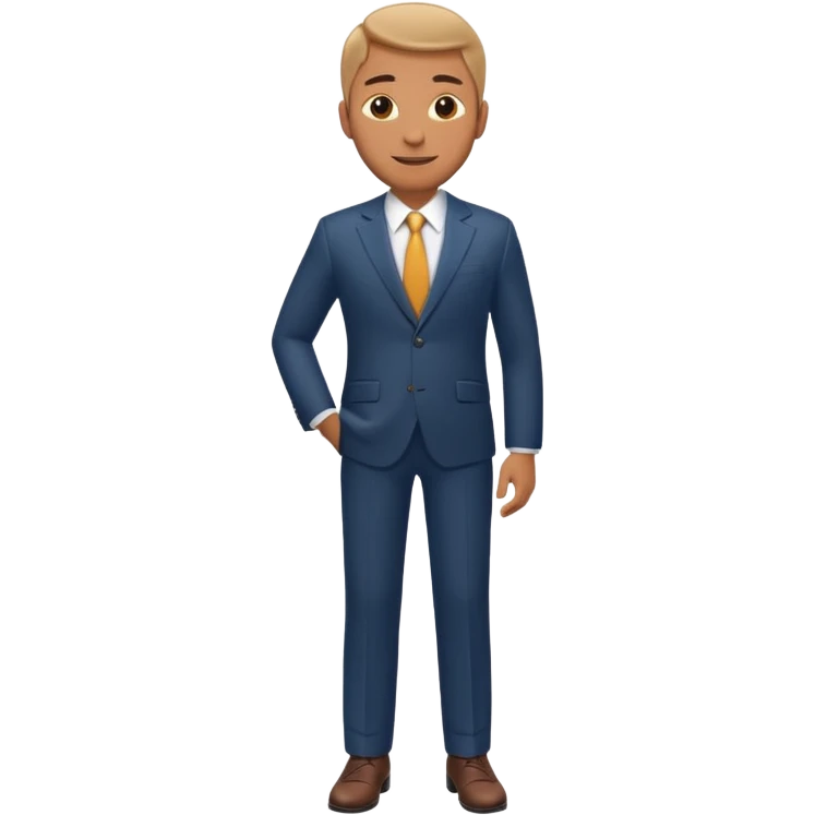 businessman full body emoji