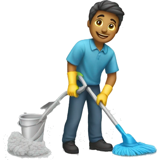 Cleaning emoji