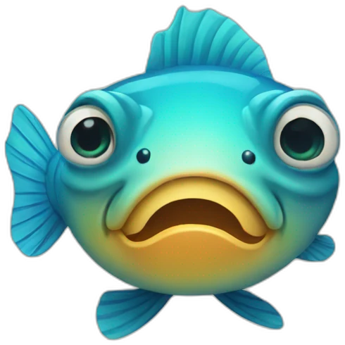 Cute fish emoji