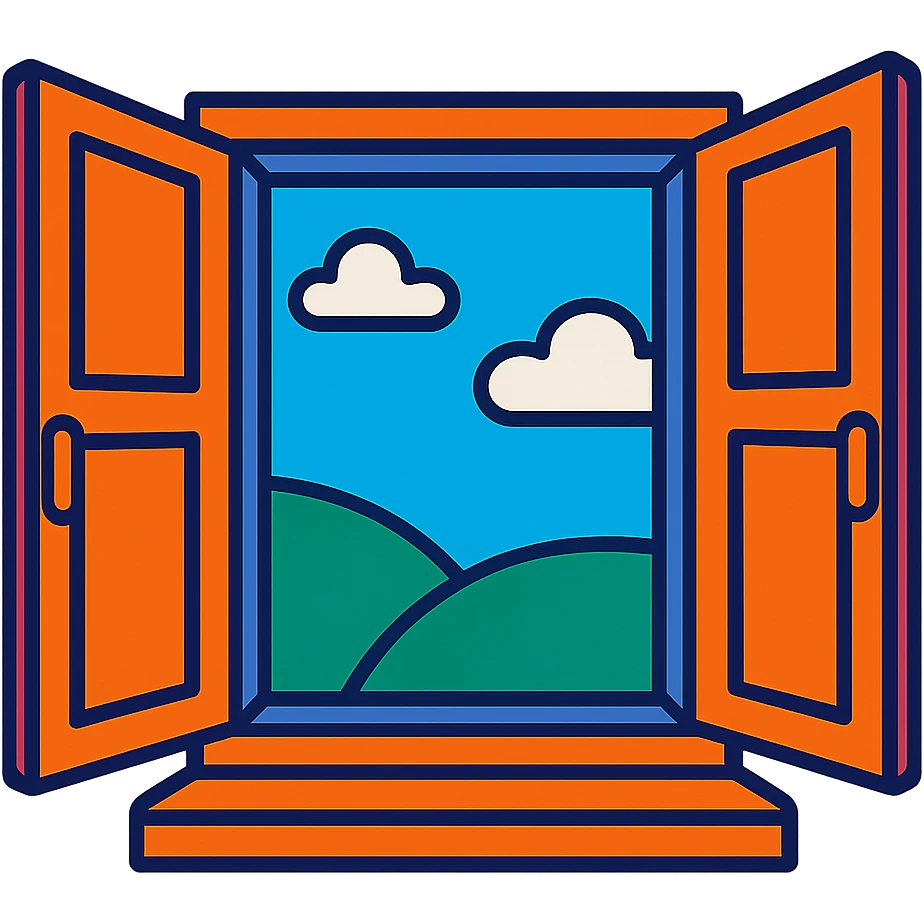 big open window emoji