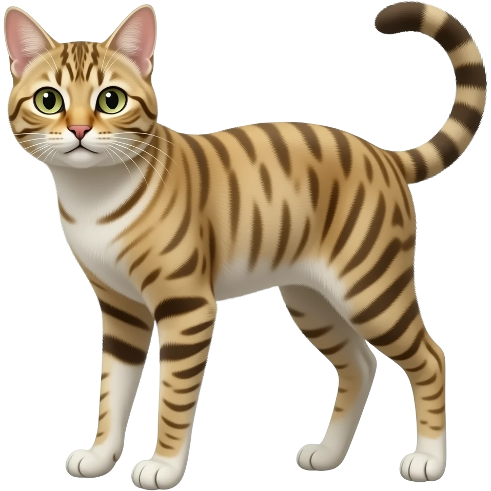 cat with mega super duper long legs emoji