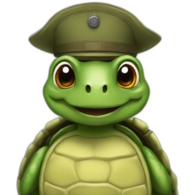 Military tortle emoji