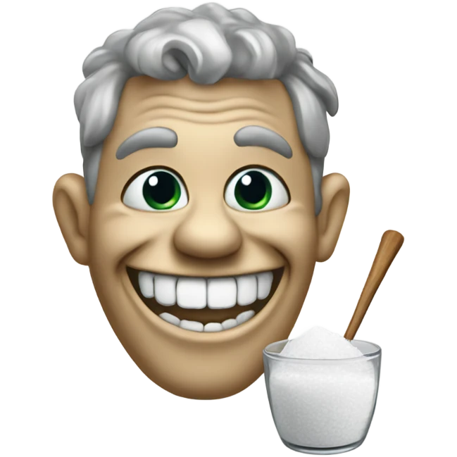 trollface with a salt shaker emoji