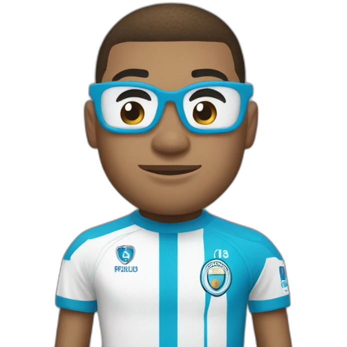 Mbappé avec un maillot de Marseille emoji