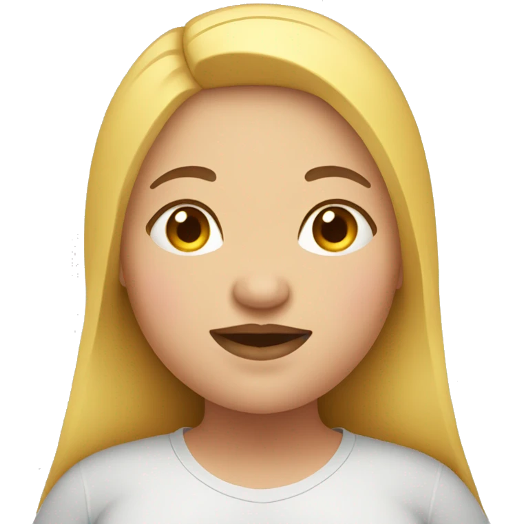 Fat girl emoji