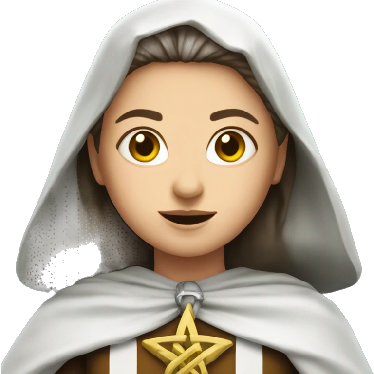 saint brigid as a superhero emoji
