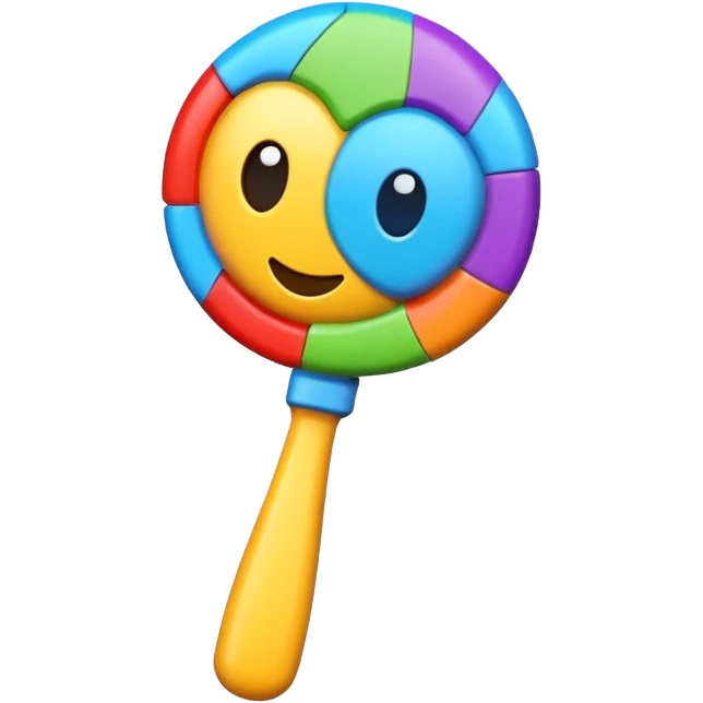 Rattle – colorful emoji
