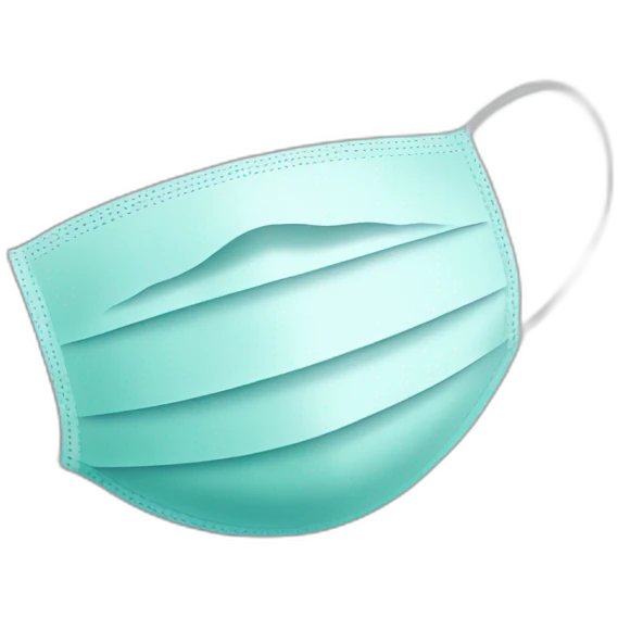 Antiseptic and medical mask emoji