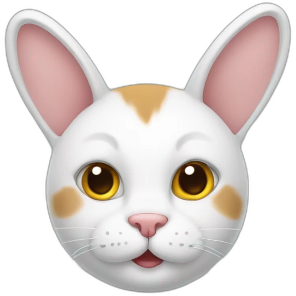 Cat with rabbit ears emoji