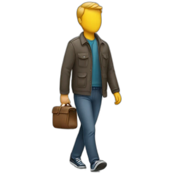pedestrian emoji