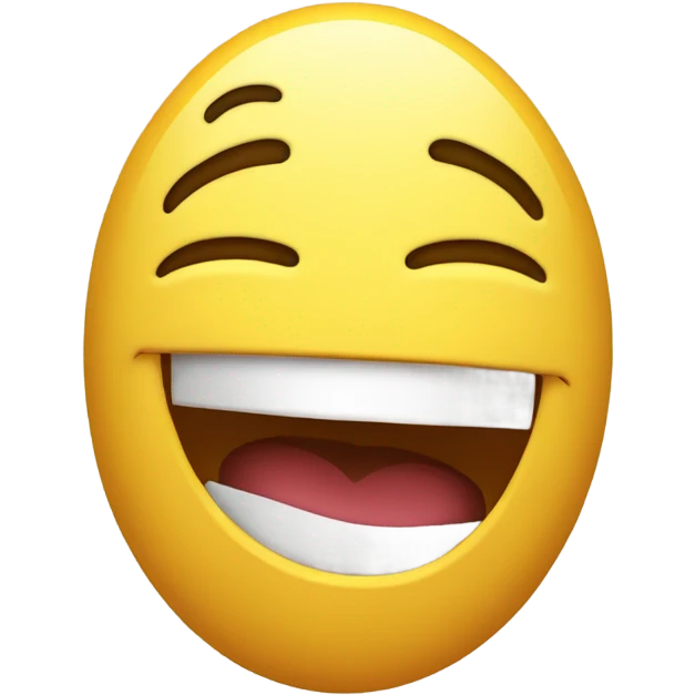 Laughing emoji with “haha” text floating around the face emoji