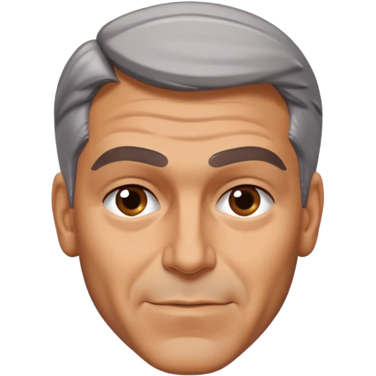 George clooney shaking his head emoji