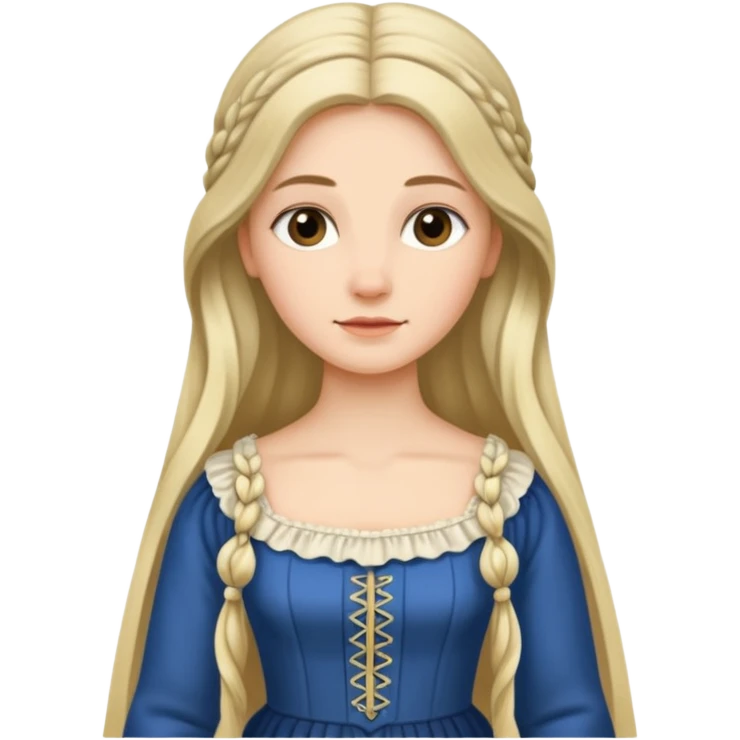 1800's european female emoji