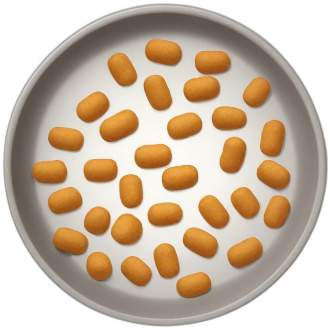dog food in plate emoji