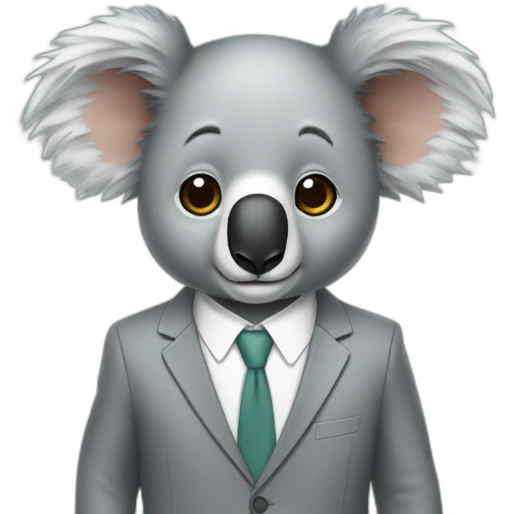 koala suit emoji