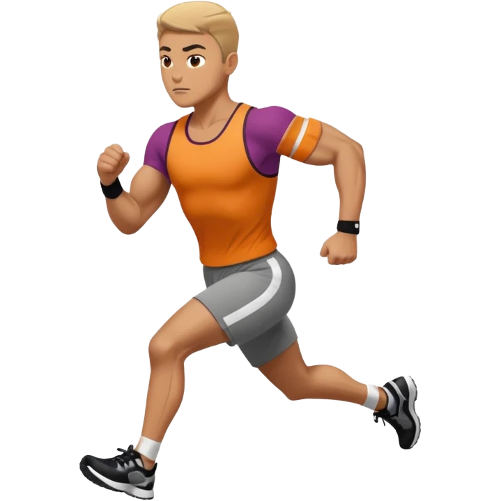 running emoji