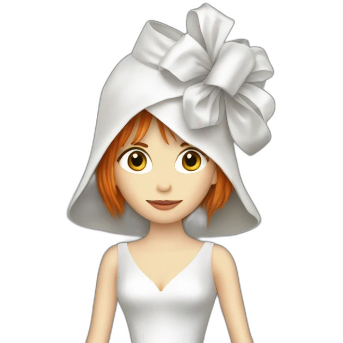Mylène Farmer long dress sing emoji