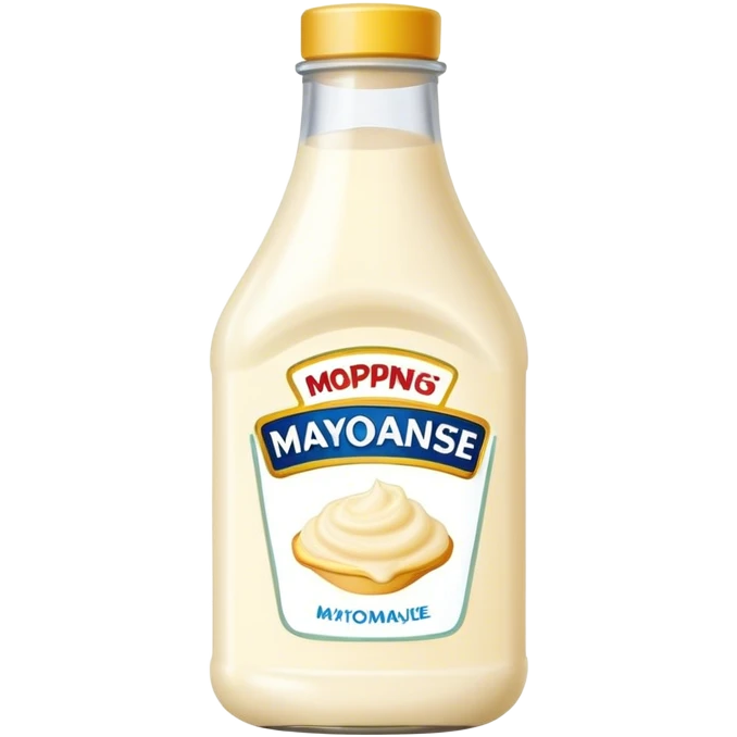 mayonnaise sauce fat bottle emoji