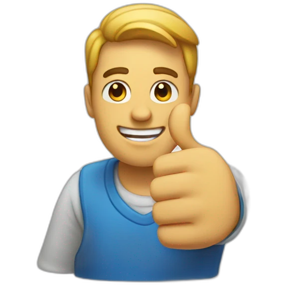 Person thumps up  emoji