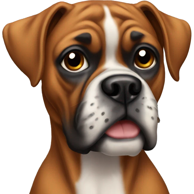 Boxer dog  emoji