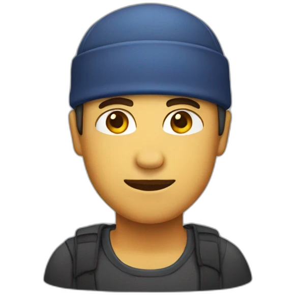 Person with Skullcap emoji