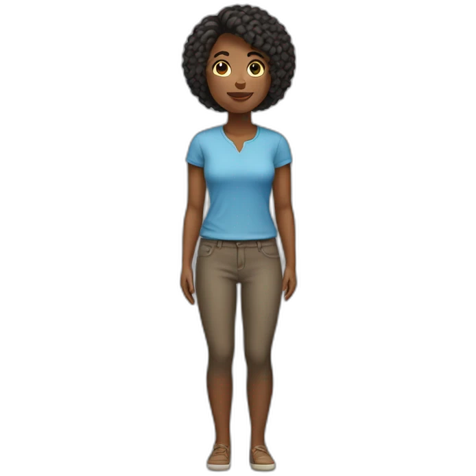 woman full body emoji