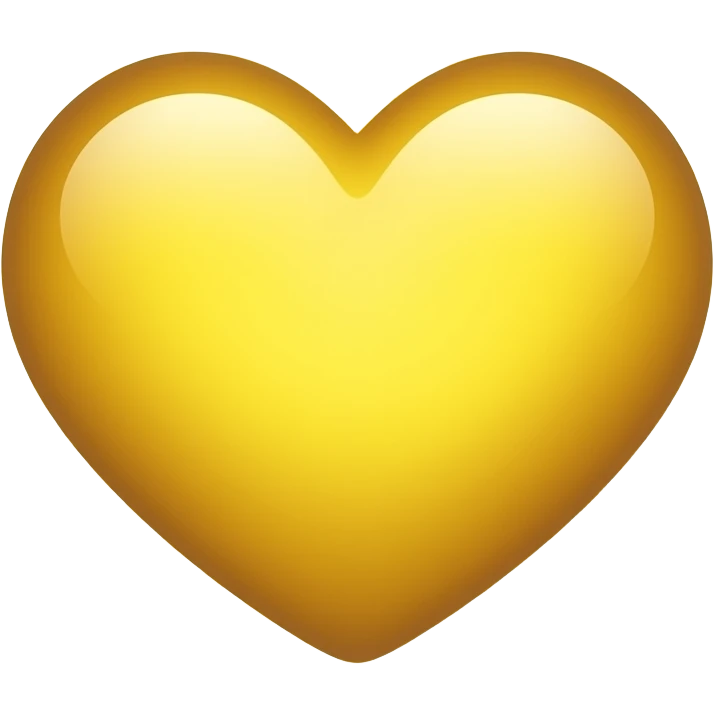 golden glowing heart energy emoji