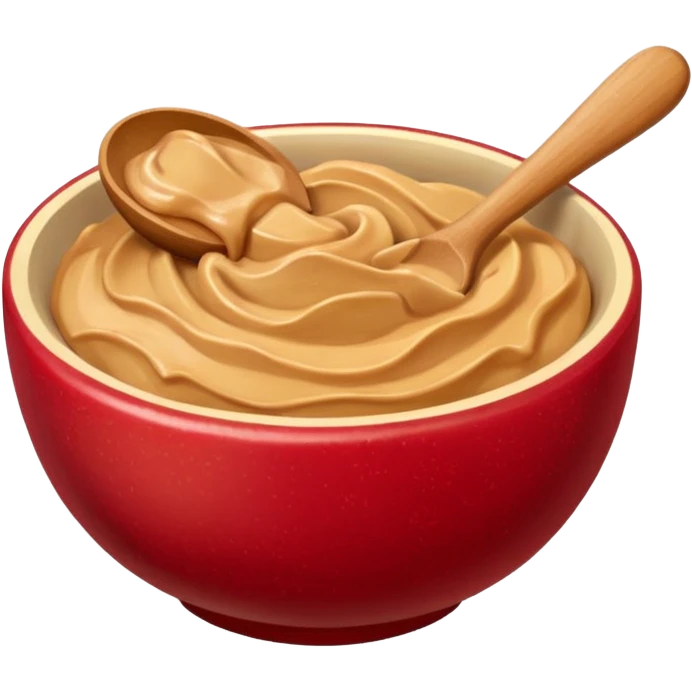 bowl with apple chunks with peanut butter emoji