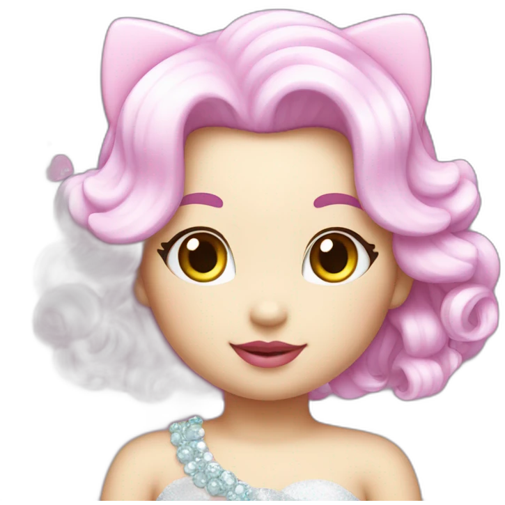 Hello kitty sirène emoji