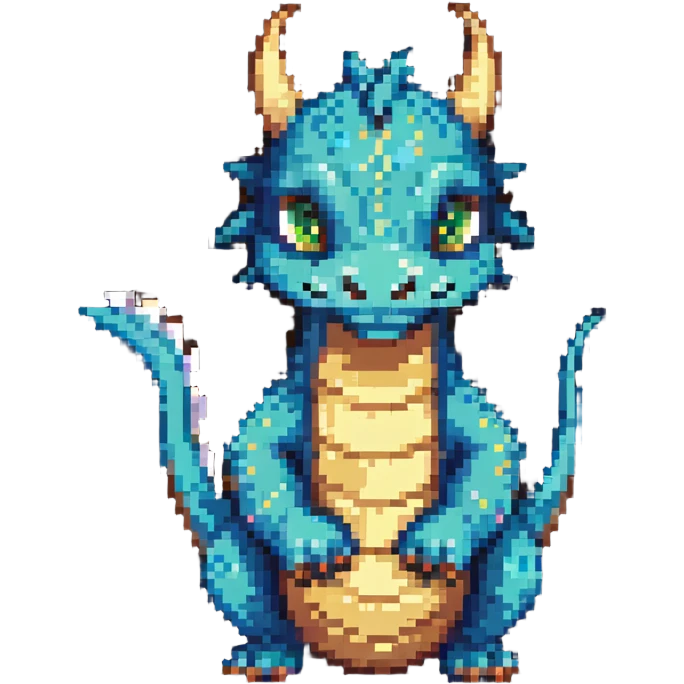 cute eastern dragon with whiskers emoji
