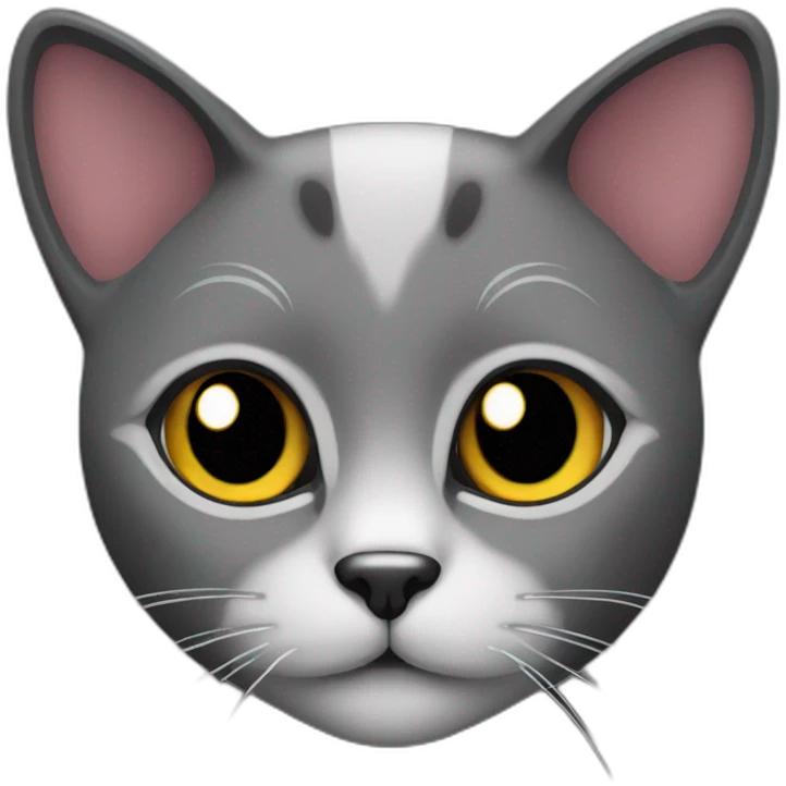 black female cat left face emoji