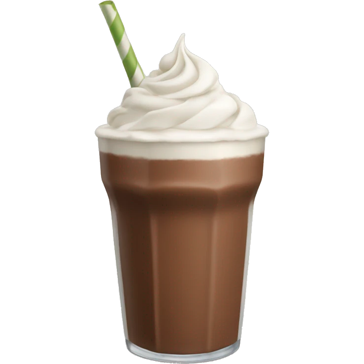 batido de chocolate  emoji