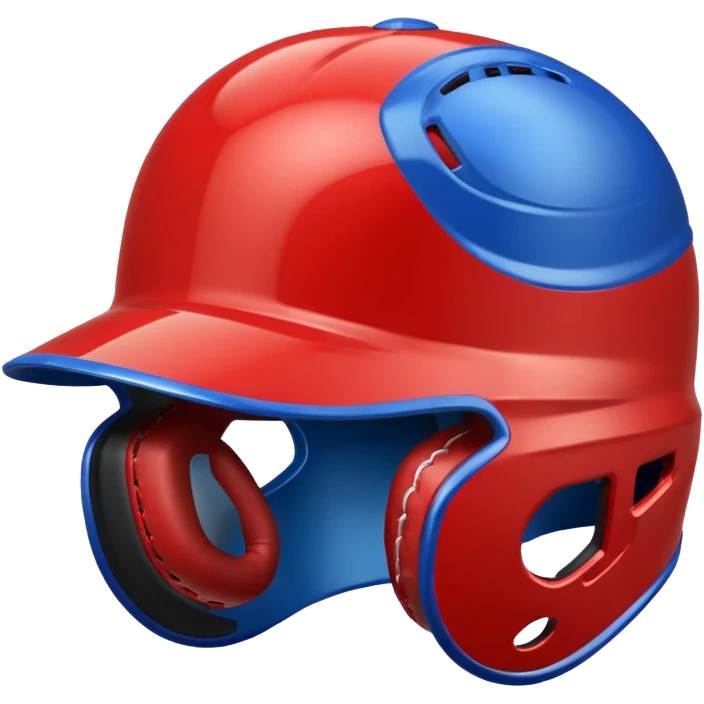 baseball helmet (#00A3E0) and red (#F9423A) emoji