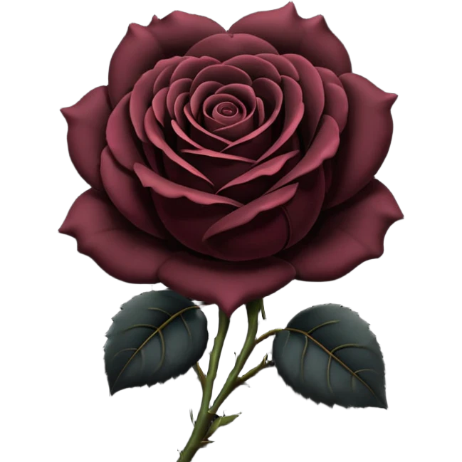 black rose emoji