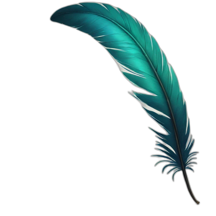 feather writing emoji