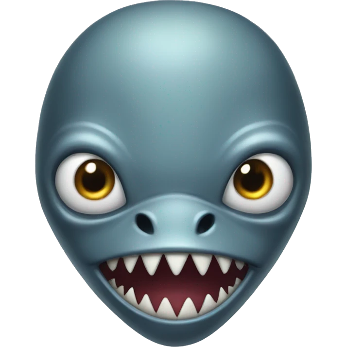shark alien emoji