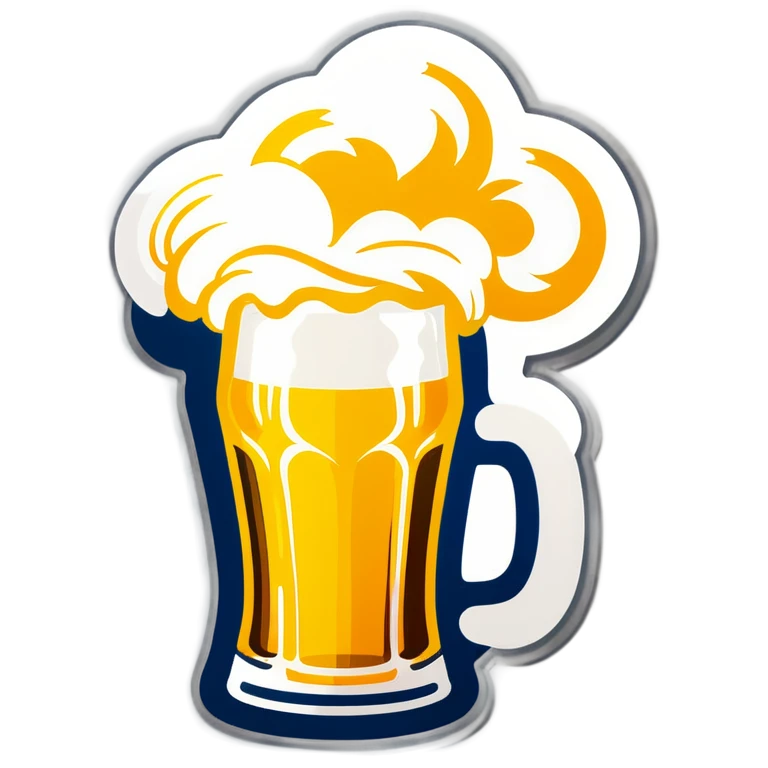 Drinking beer emoji