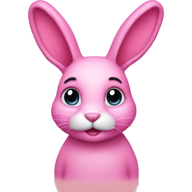 Pink rabbit emoji
