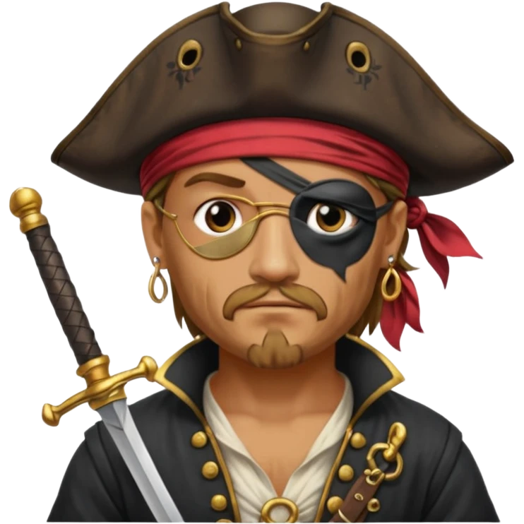 Bir korsan emoji