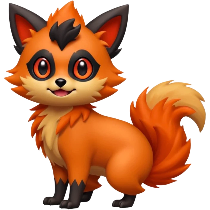 Zorua-Fakémon-hybrid-creature (full body)  emoji