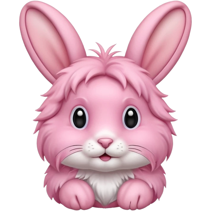 Pink rabbit emoji