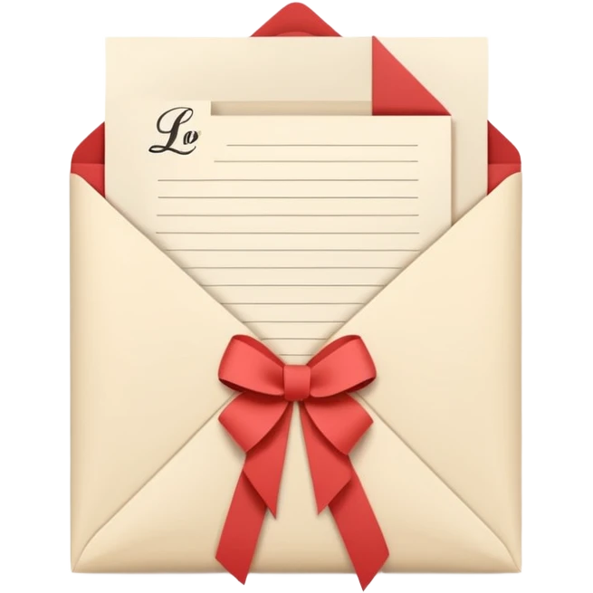love letter modern emoji