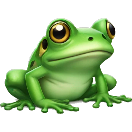 Fairy frog emoji