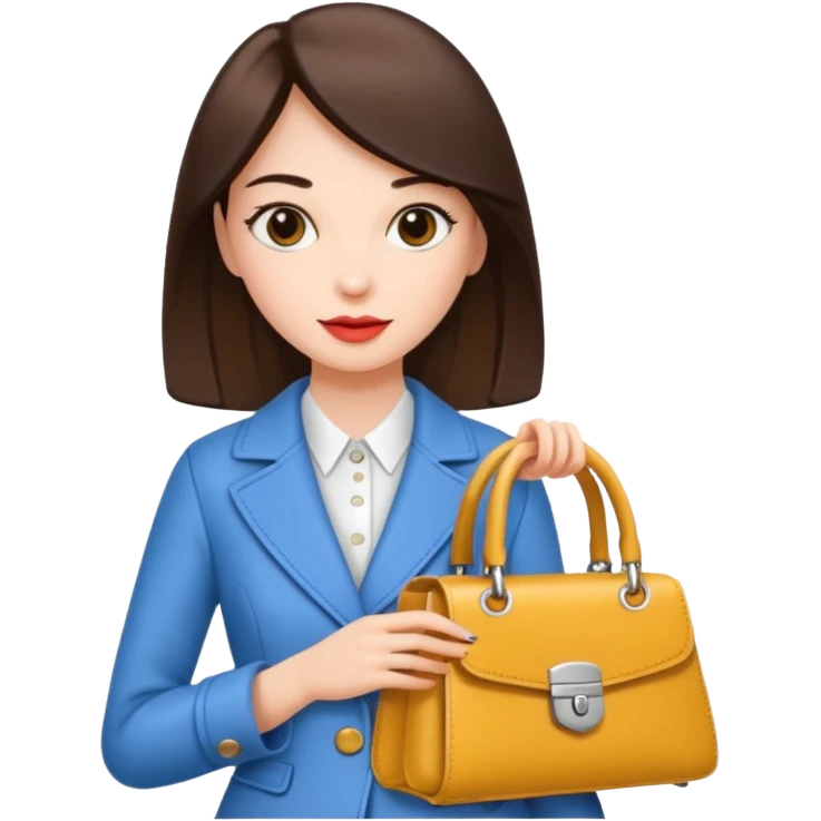 woman with bag emoji