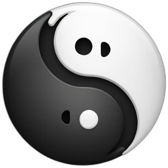 yin yang emoji
