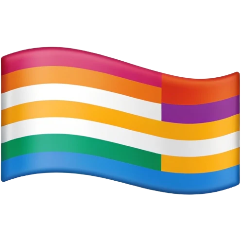 Лесбийский флаг emoji